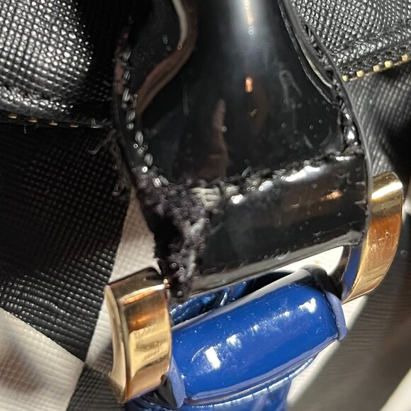 Harley Quinn Checkered Crossbody Bag Red & Blue Design  DC Comics Cosplay bag - Picture 14 of 16